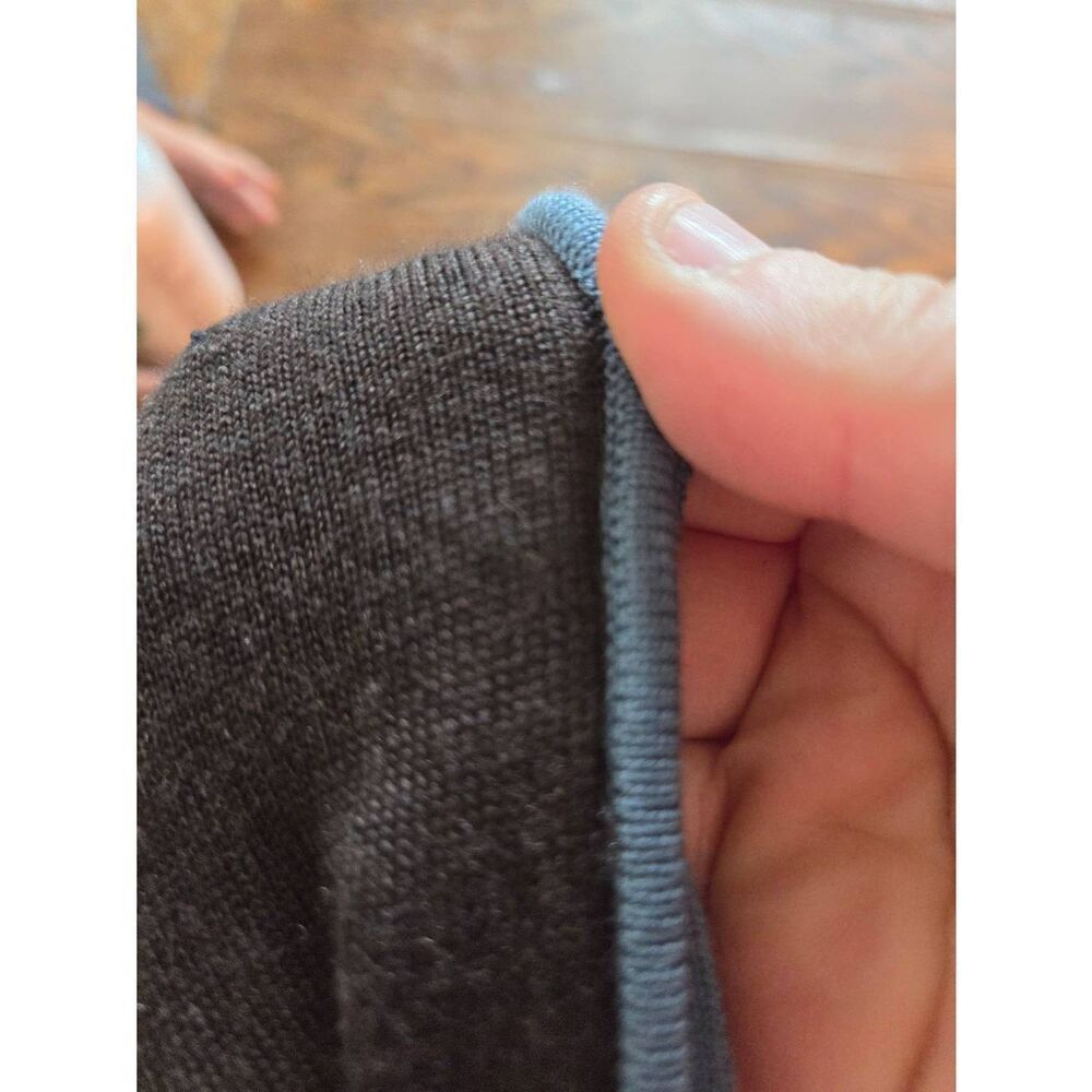 Smartwool brown&blue zip up sweater sz Medium - Picture 7 of 7